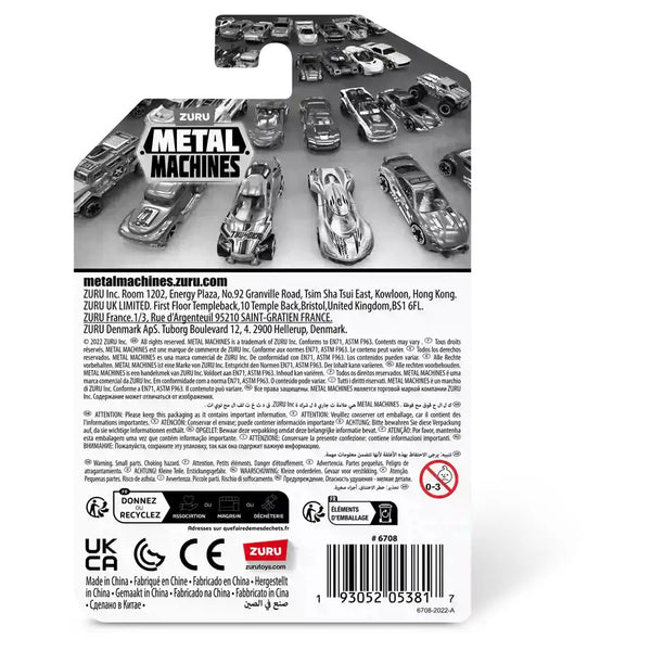 Zuru Metal Machines Cars Series1 Multi Pack Car 1Pk