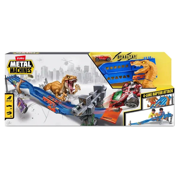 Zuru Metal Machines Playset Series 1 4 Lane Madness