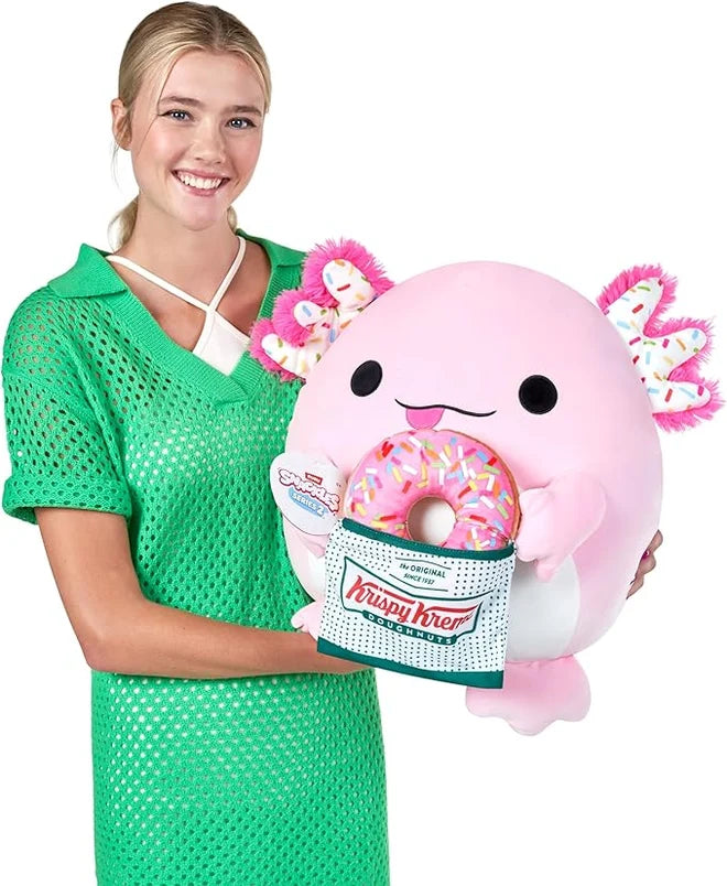 Snackles 16 inch Plush Series 2Axolotl & Krispy Kreme Hangtag