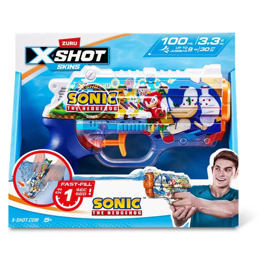 X-Shot Water Fast Fill Skins Nano Blaster (Sonic)
