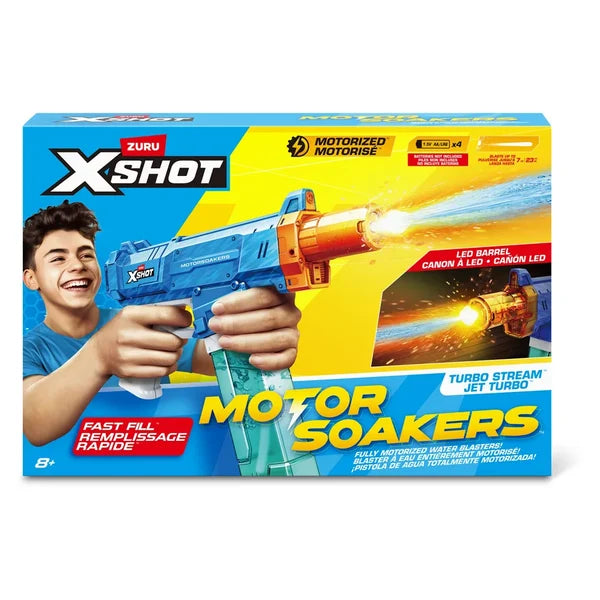 X-Shot Water Fast Fill Motor Soaker Turbo Stream Closed Box