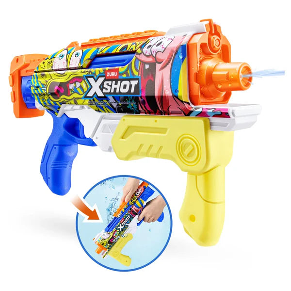 X-Shot Water Fast Fill Skins Spongebob Hyperload
