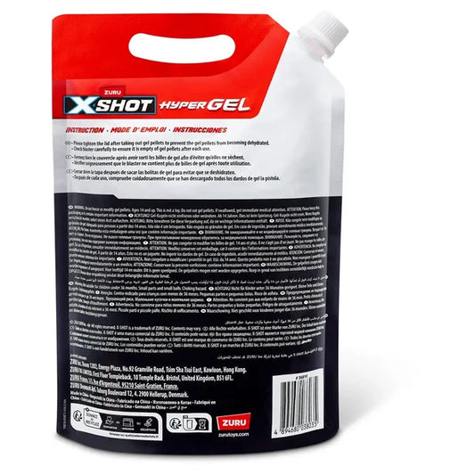 X-Shot Hyper Gel Gellet Refill (3000 Pcs) Foil Bag