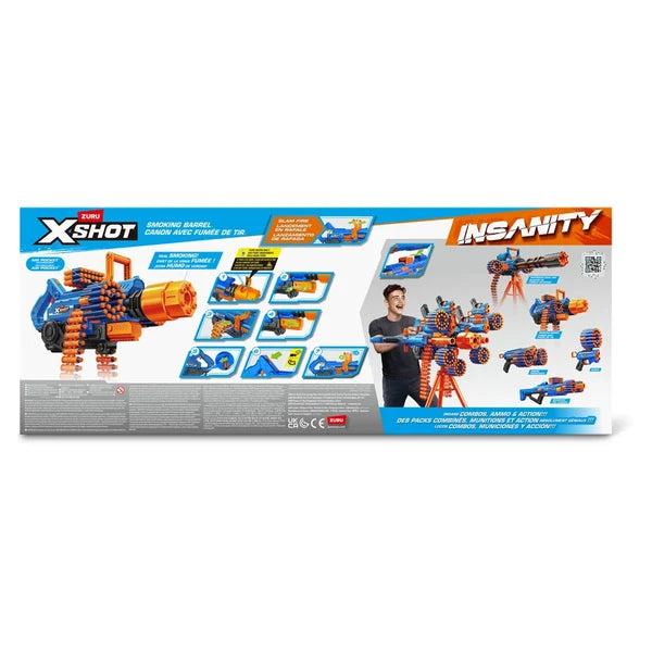 X-Shot Insanity Series 1 Smoking Barrel (72Darts)
