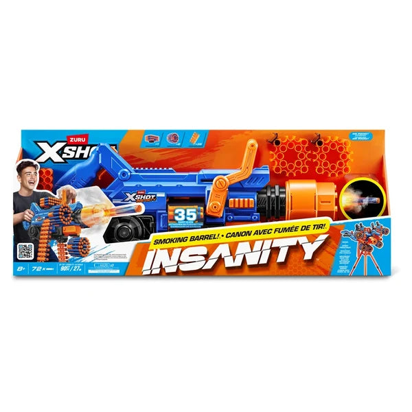 X-Shot Insanity Series 1 Smoking Barrel (72Darts)