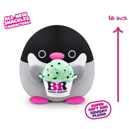 Snackles 16 inch Plush Series 2 Penguin & Basink Robbin