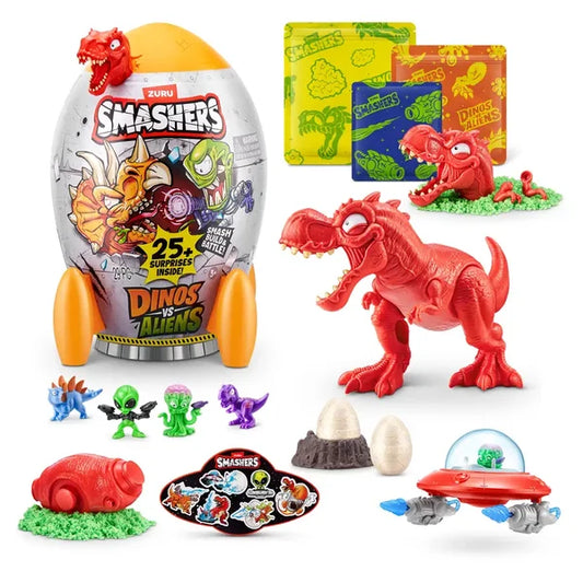 Smashers Dinos Vs Aliens Dinos Vs Aliens Rocket Series 1 Shrink Wrap